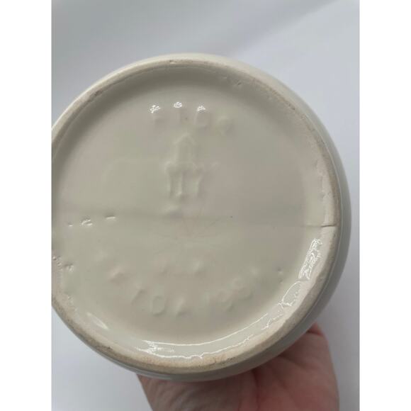 Vintage 1981 FTD Flowerpot Planter Pink Floral Pattern - Picture 3 of 6